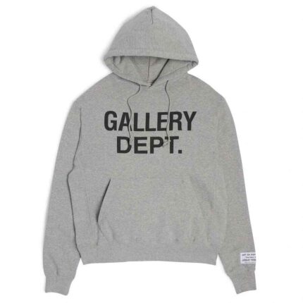 Gallery Dept Logo Grey Style Hoodie